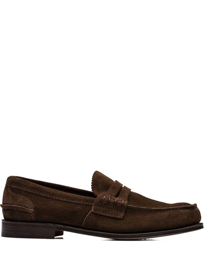 Shop Church's Pembrey Rodeo Loafers In Brown