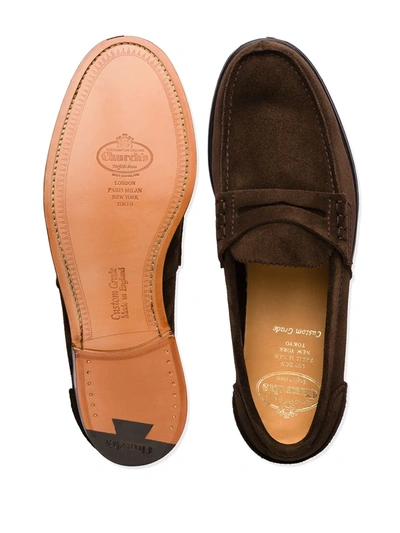 Shop Church's Pembrey Rodeo Loafers In Brown