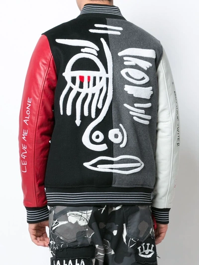 Haculla Stripe And Print Detail Jacket In Multicolour