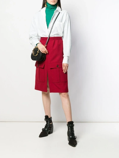 Shop Chloé Mid-length Skirt In Red