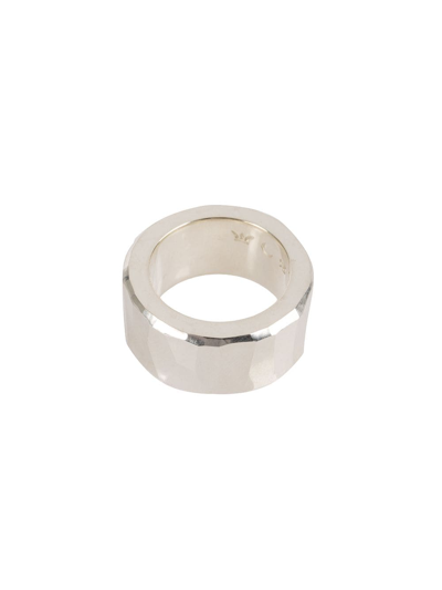 Shop Werkstatt:münchen Sculpted Band Ring In Metallic