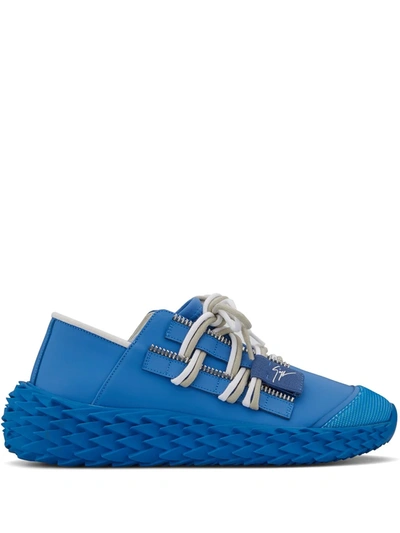 Shop Giuseppe Zanotti Urchin Chunky-sole Sneakers In Blue