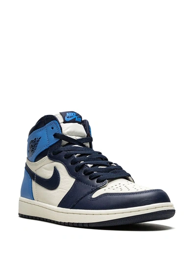 Shop Jordan Air  1 Retro High Og "obsidian/university Blue" Sneakers