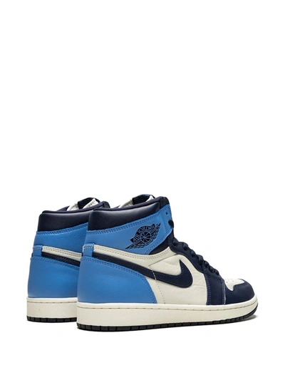 Shop Jordan Air  1 Retro High Og "obsidian/university Blue" Sneakers