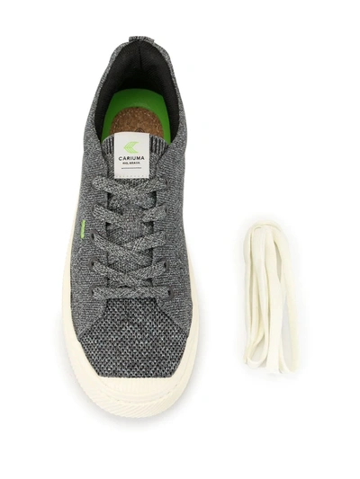 Shop Cariuma Ibi Low Stone Grey Knit Sneaker