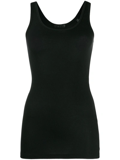 Shop Atm Anthony Thomas Melillo Slim-fit Tank Top In Black