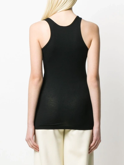 Shop Atm Anthony Thomas Melillo Slim-fit Tank Top In Black