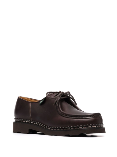 Shop Paraboot Lace-up Leather Shoes In Brown