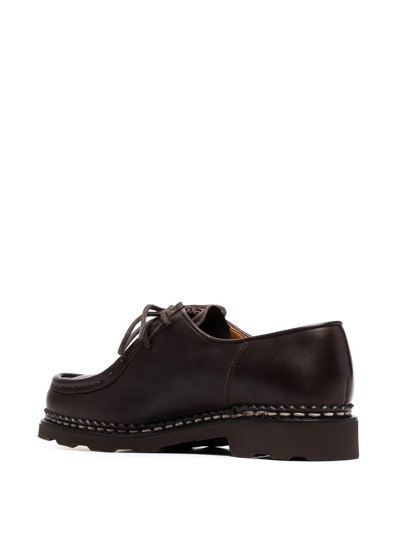 Shop Paraboot Lace-up Leather Shoes In Brown