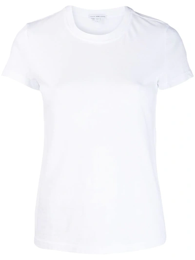 Shop James Perse Classic Short-sleeve T-shirt In White