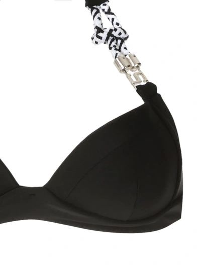 Shop Amir Slama Rope Details Balconette Bikini Set In Black