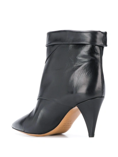 Shop Isabel Marant Larel Ankle Boots In Black