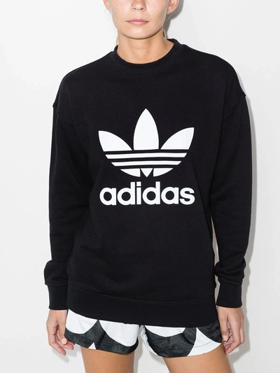 Adidas Originals Sweatshirt Mit Logo-print In Black