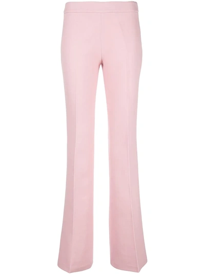 Shop Giambattista Valli Flared Style Trousers In Pink