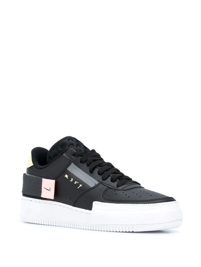Shop Nike Air Force 1 Type Sneakers In Black