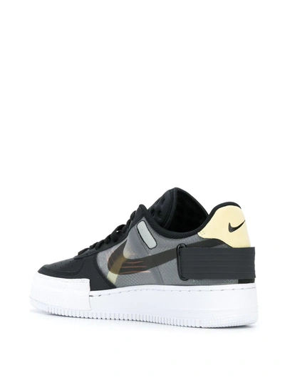 Shop Nike Air Force 1 Type Sneakers In Black