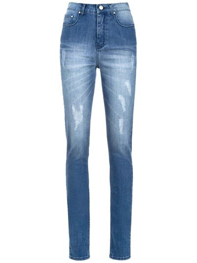 Shop Amapô Bari High Waist Jeans In Blue
