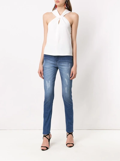 Shop Amapô Bari High Waist Jeans In Blue