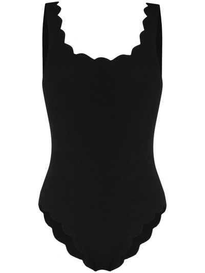 Shop Marysia Palm Springs Swimsuit In Black