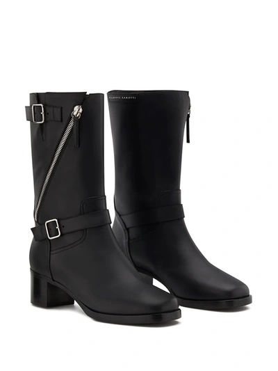 Shop Giuseppe Zanotti Esther Boots In Black