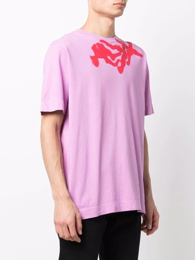 Shop Alyx Logo-print T-shirt In Rosa