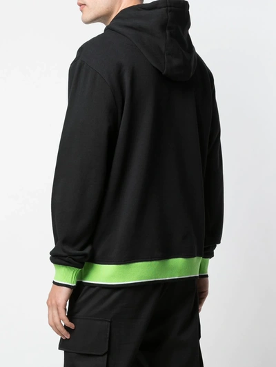 Mostly Heard Rarely Seen 8-bit Mint Wave Jersey Hoodie In Black
