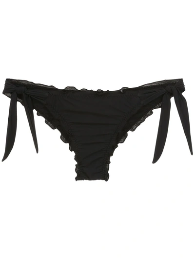 Shop Amir Slama Bikini Bottom In Black