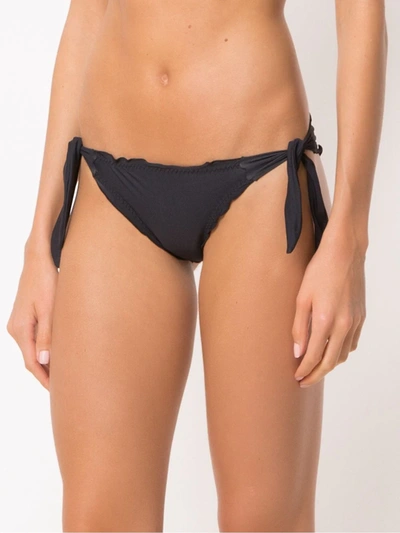 Shop Amir Slama Bikini Bottom In Black