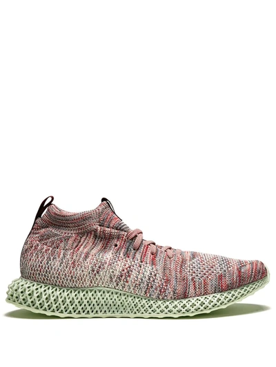 Shop Adidas Originals X Kith Consortium Runner 4d "aspen" Sneakers In Red