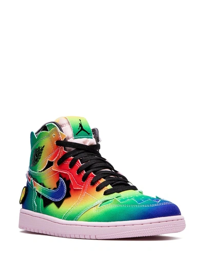 Jordan Air  1 Retro High Og "j Balvin" Sneakers In Blue