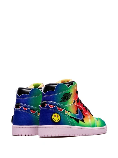 Jordan Air  1 Retro High Og "j Balvin" Sneakers In Blue
