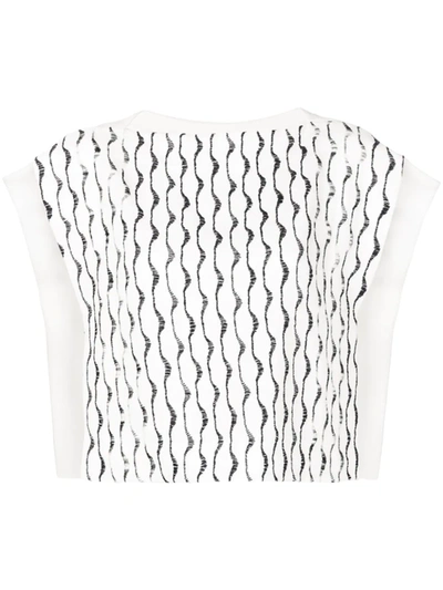 Shop Chloé Embroidered Top In White