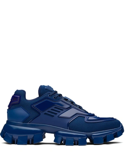 Prada Men's Cloudbust Thunder Lug-sole Trainer Sneakers In Danubio |  ModeSens