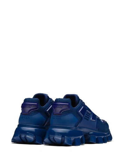 Shop Prada Cloudbust Thunder Low-top Sneakers In Blue