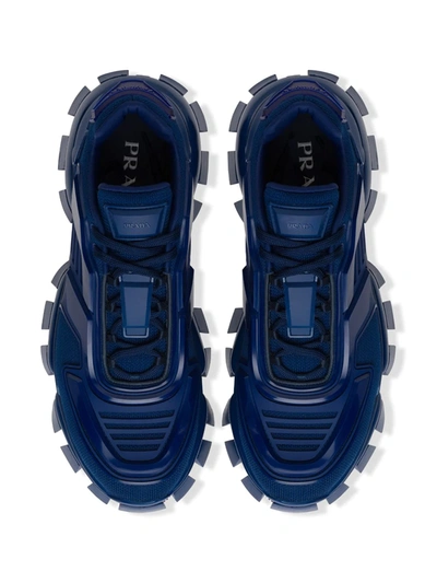 Shop Prada Cloudbust Thunder Low-top Sneakers In Blue