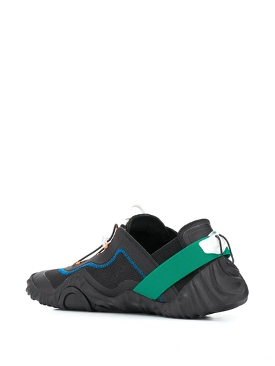 Shop Kenzo Wave Runway Sneakers In Black