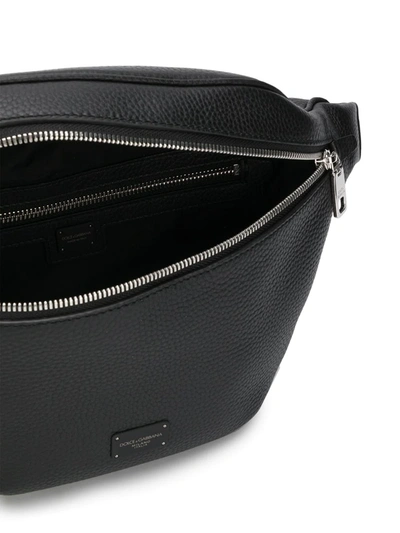 Shop Dolce & Gabbana Palermo Belt Bag In Black