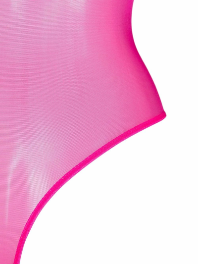 Maison Close Hot Pink String Body In 粉色