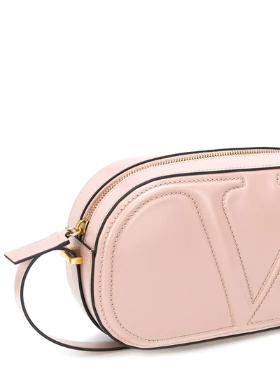 Shop Valentino Vlogo Walk Crossbody Bag In Pink