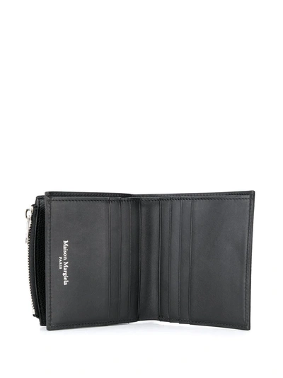 Maison Margiela Logo Card Holder In Black