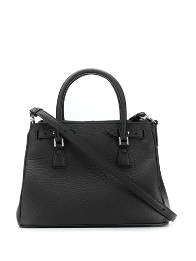 Shop Maison Margiela 5ac 3-pockets Bag In Black