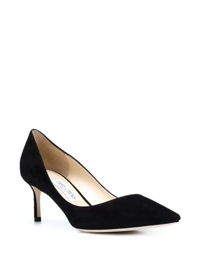 Jimmy Choo Romy 60 Pumps In Navy Blue Suede In Blue