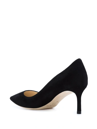 Jimmy Choo Romy 60 Pumps In Navy Blue Suede In Blue