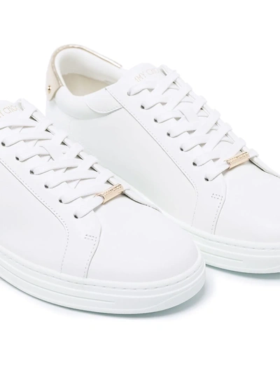Jimmy Choo Rome Low-top Sneakers In Weiss
