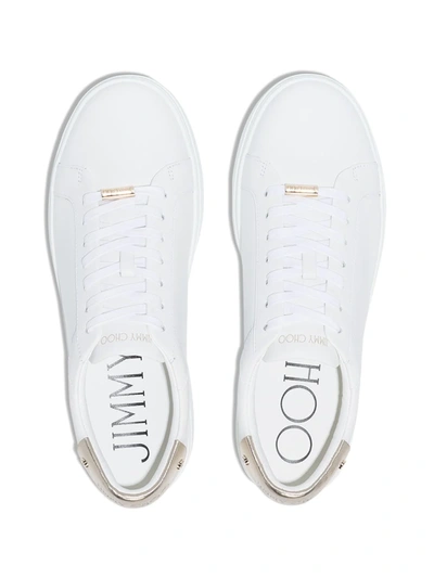Jimmy Choo Rome Low-top Sneakers In Weiss
