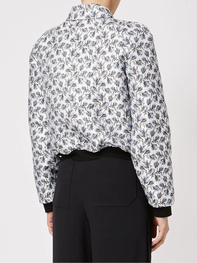 Giambattista Valli Jacquard Bomber Jacket In Black