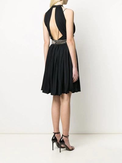 Shop Philipp Plein Studded Dress In Black
