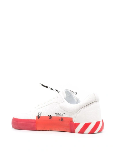 Shop Off-white Vulcanized Low-top Sneakers In White