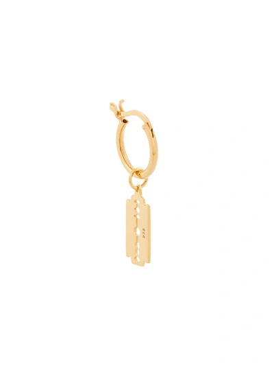 Shop True Rocks Razor Hoop Earring In Gold