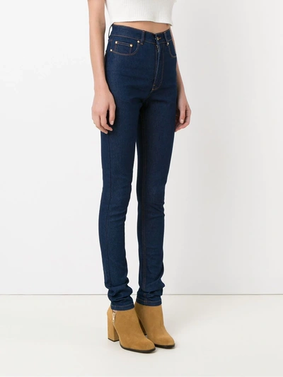Amapô High Waist Skinny Jeans In Blue